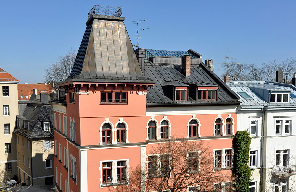 Denkmalschutz & Sanierung München - Dach und Fassade - Architekturbüro Spengler