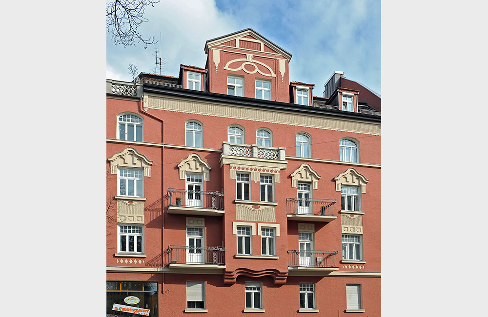 Denkmalschutz & Sanierung München - Schwabing Fassade - Architekturbüro Spengler